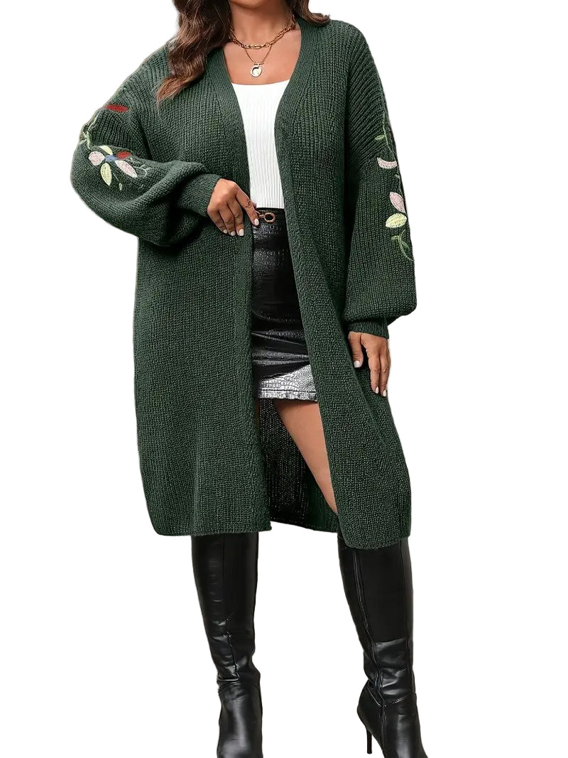 Damescardigan met Borduursels