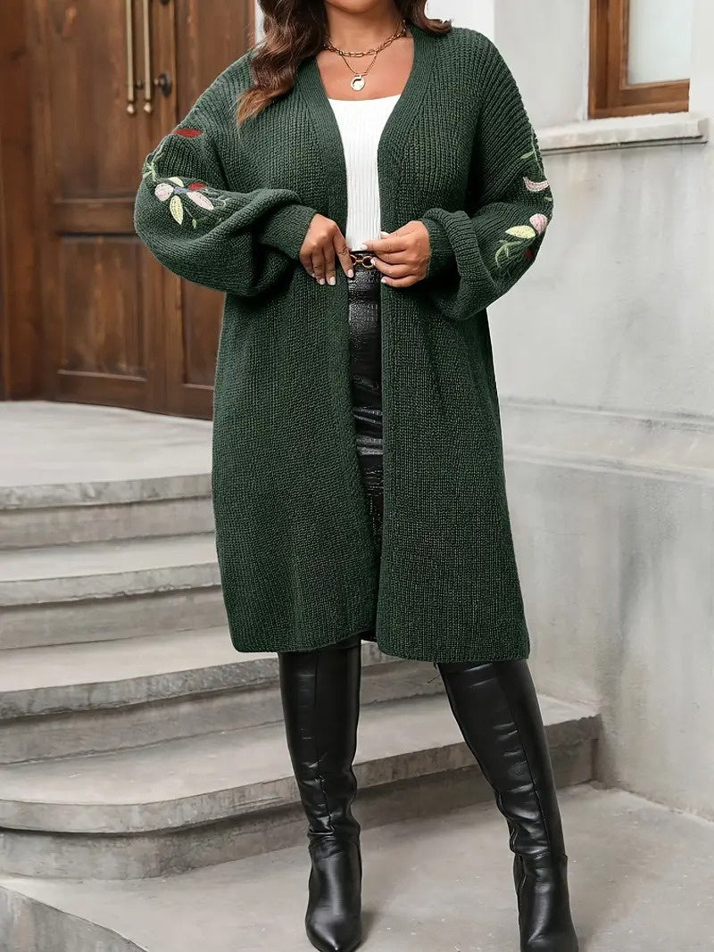 Damescardigan met Borduursels