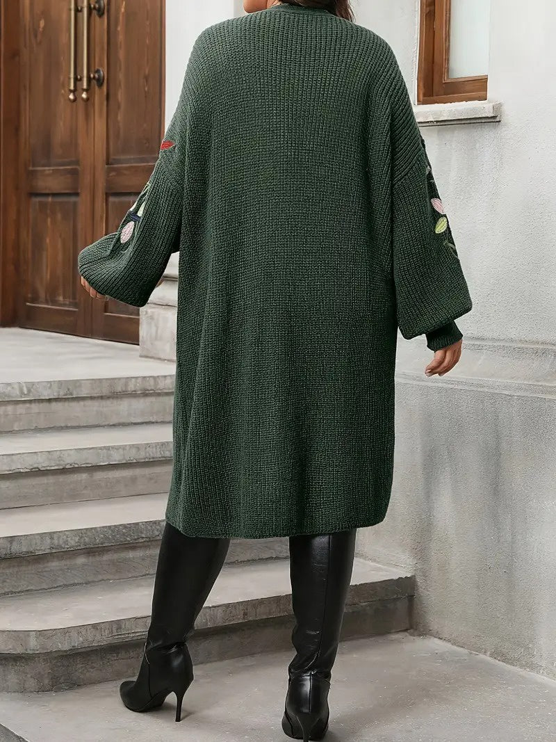 Damescardigan met Borduursels