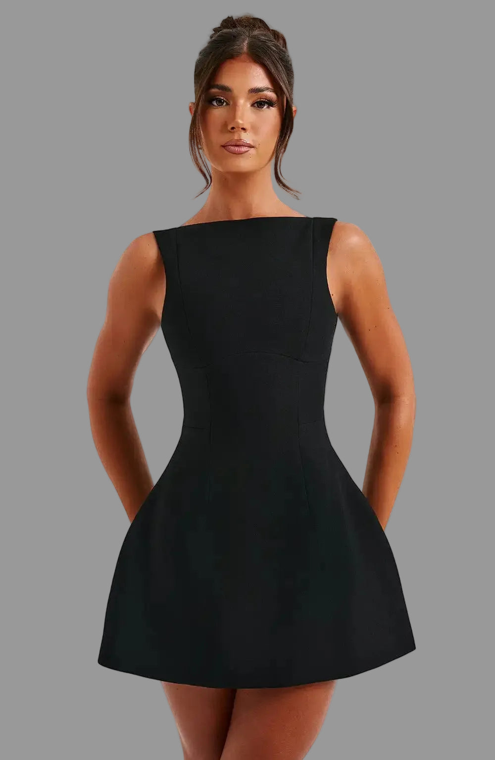 A-lijn mini-jurk met elegante pasvorm voor dames