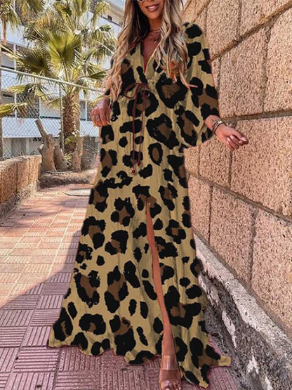 Vibrante zomerjurk met korte lengte en levendig dessin voor dames